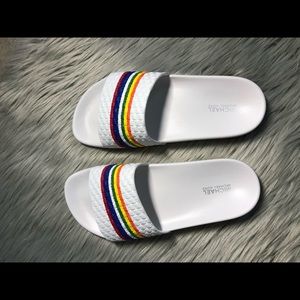 Michael Kors Rainbow Slide Sandals